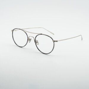 Maui Jim MJO 2419 17A Eyeglasses Silver 48mm Round Frame